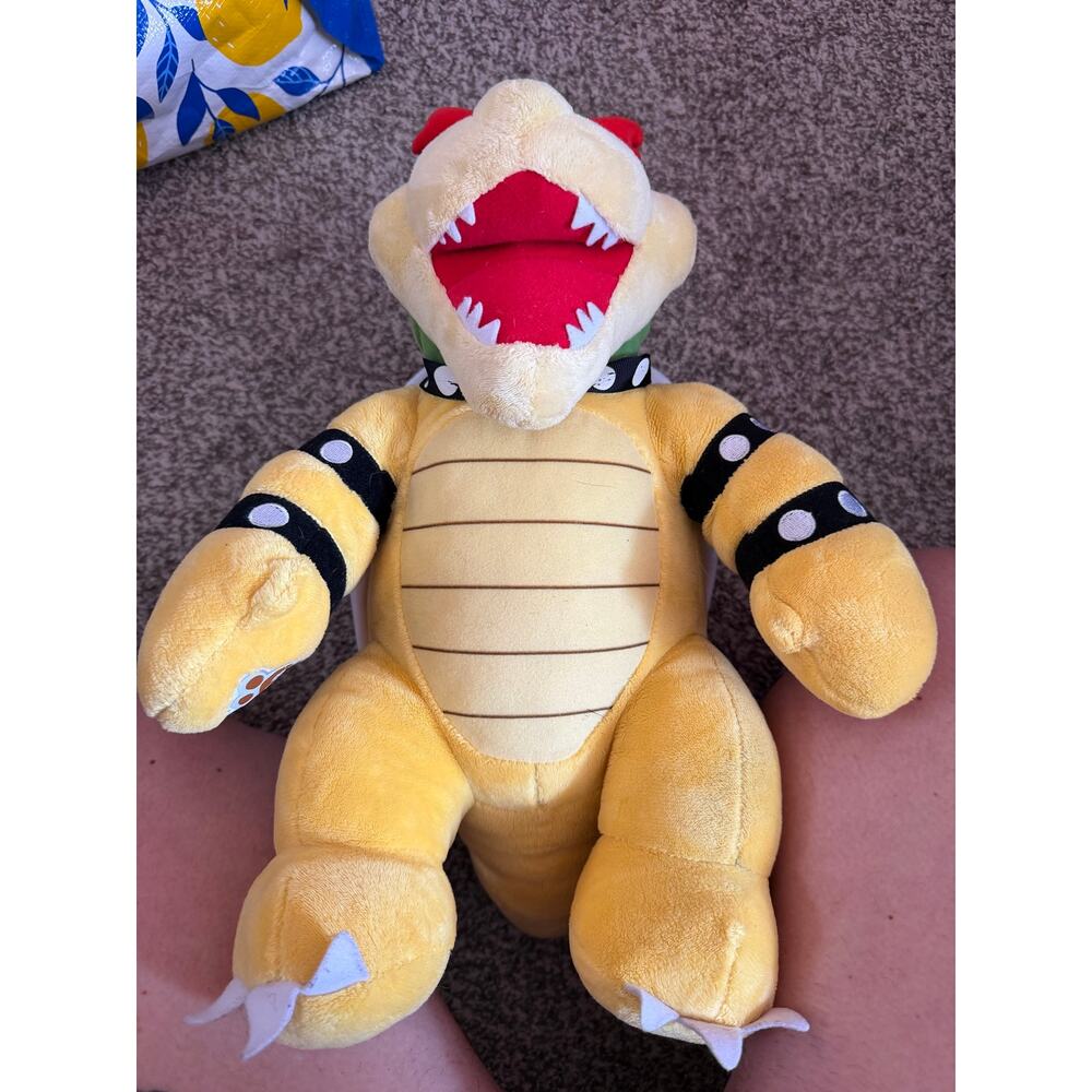 Build-A-Bear Workshop Super Mario Bowser Plush 16” | Nintendo Collectible